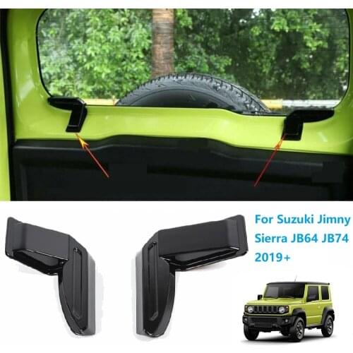 2PCS Black ABS Rear Windshield Heating Wire Protection Cover For Suzuki Jimny Sierra JB64 JB74 2019 2020 2021 Demister Cover