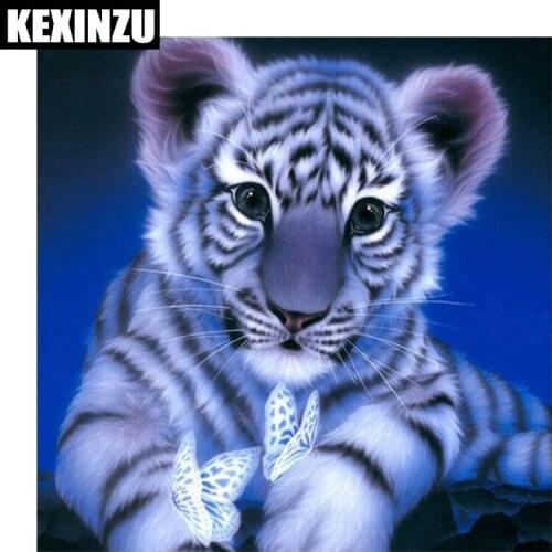 Diamond painting full square/round Diamond Embroidery Mosaic "tiger"Cross Stitch Rhinestone Childrens handmade Decor