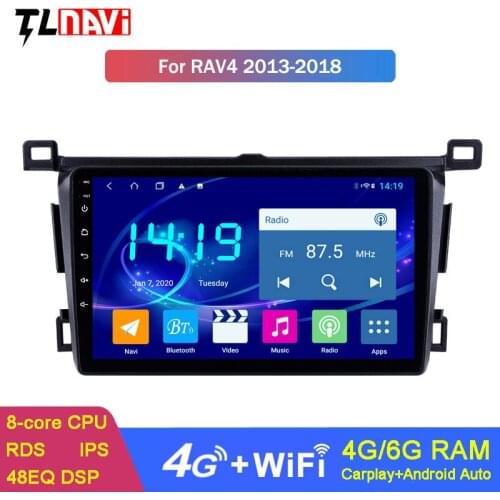 Car DVD Multimedia player 4G+64G For Toyota RAV4 RAV 4 2013-2017 Android 9.0 Autoradio GPS Navigation Radio
