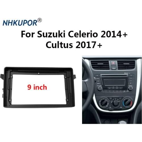 No Gap Car Radio Frame Kit For SUZUKI Celerio/Cultus Auto Stereo CD/DVD Dash Fascia Mount Trim Panel Bezel Faceplate