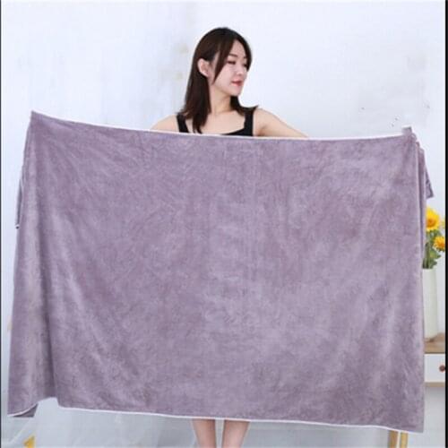 80X180cm Microfiber Bathrobe Woman Soft Bath Towel For Adults For Home Textiles Bath Towels Bathroom