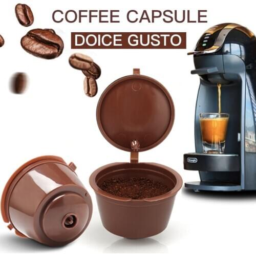 3/5/6PCS coffee capsule nestle dolce gusto capsule nespresso refillable capsule coffee filter reusable cafe tools Fast delivery