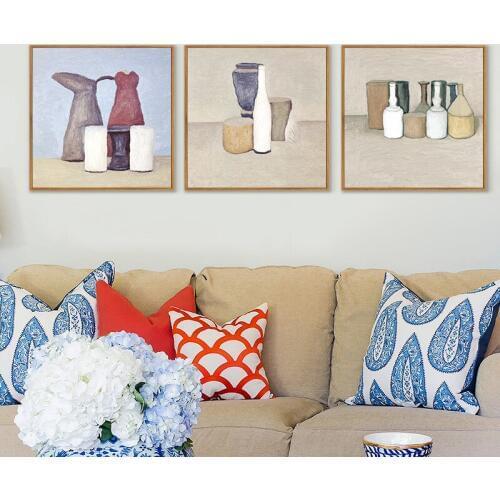 Nordic Still Life Bottles print Oil Painting Canvas Wall Paintings Home study bedroom kids room School Cafe Bar Decor