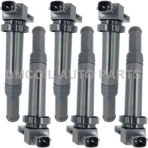 6 PCS ORIGINAL QUALITY IGNITION COIL FOR HYUNDAI SANTA FE II KIA MAGENTIS SEDONA II 2.7L GLS V6 (2005-) 27301-3E400 273013E400