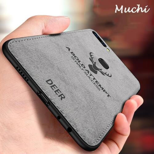 Muchi Classic Fabric Case For Xiaomi Mi 8 Lite Cases Soft Silicone Frame Back Cover For Xiaomi Mi 8 Mi8 SE Global Version