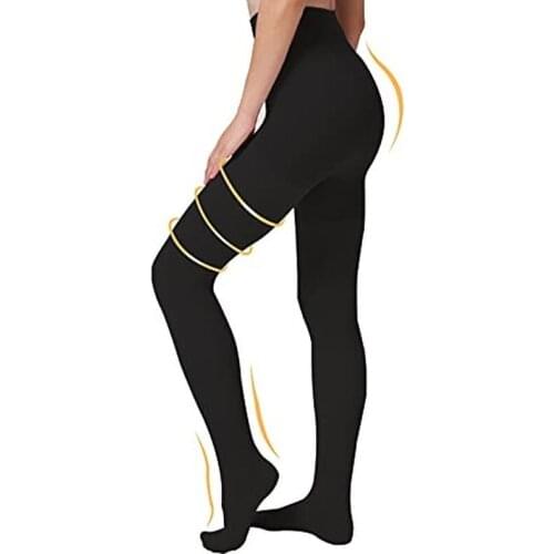 Compression Pantyhose 20-30mmHg Support Hose for Swelling Edema Varicose Veins