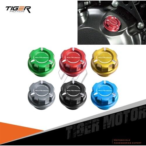For Ducati Multistrada 950 1200 1260 S/AIR Motorcycle Engine Oil Cap Bolt Screw Filler Cover