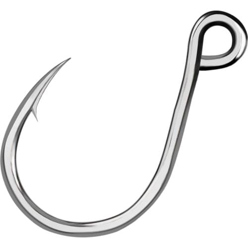 10Pcs Strong Stainless Steel Jigging Hook 2#-1/0-11/0# Jig Big Sea Fishing Hook Barbed Single Fish Hook for Saltwater Fishinhook