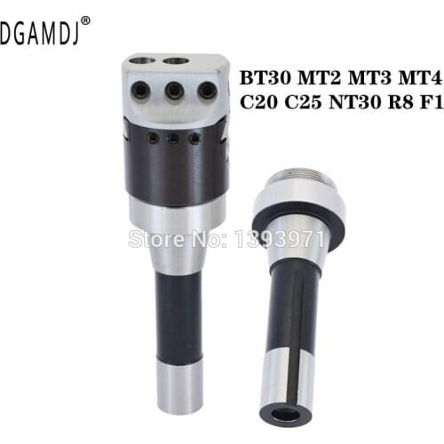 A set of BT30 MT2 MT3 MT4 C20 C25 NT30 R8 F1 boring head shank boring cutter + F1 12 boring head diameter 50mm2 inches