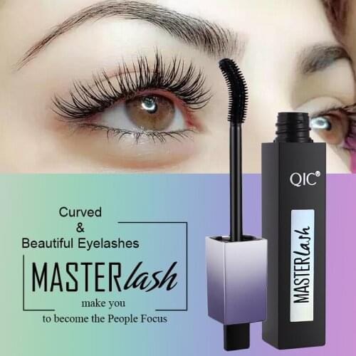 New 4d Waterproof Lengthening Curling mascara Curling Black Rotating Curved Mascara Makeup Eyes Eyelashes 360 Degree Rotation