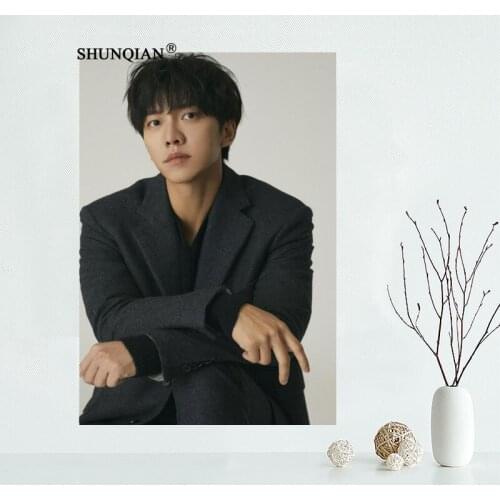 Singer Actor Lee Seung Gi Poster Home Decoration Fashion Silk Canvas Fabric Wall Custom Poster Print More Size 50x75cm,60x90cm