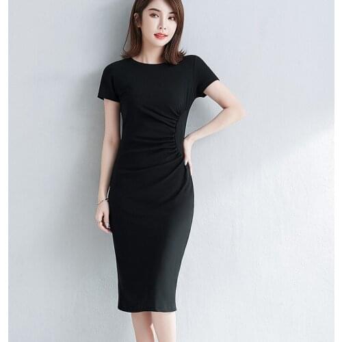 Spring summer Woman Cotton Soft Short Sleeve Dress Casual Satin Sexy Camisole Elastic Female Home Beach Dresses