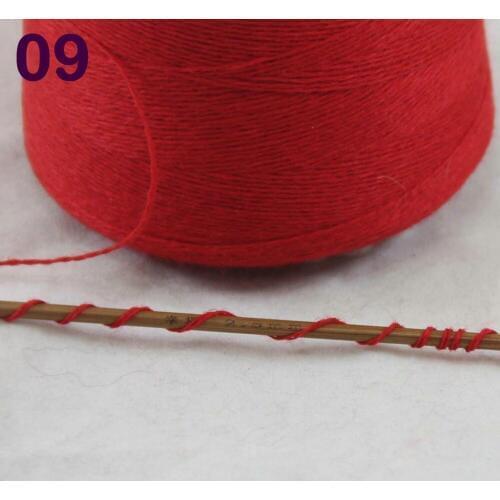 Sales 1X500g high quality 100% pure cashmere warm soft hand-woven tower yarn Hot Red 262-5009