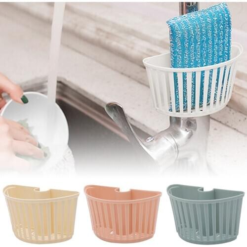 Drain Rack Sink Shelf Soap Sponge Rack Sink Plastic Hanging Basket Storage Bathroom Supplies Kitchen Accessorie