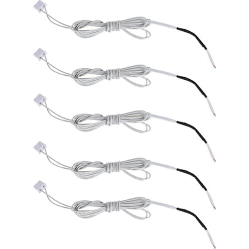 5Pcs/Lot 3d printer parts 100K ohm NTC 3950 Thermistors for MakerBot RepRap prusa I3 Anet 3d Printer NTC pre-wired thermistor