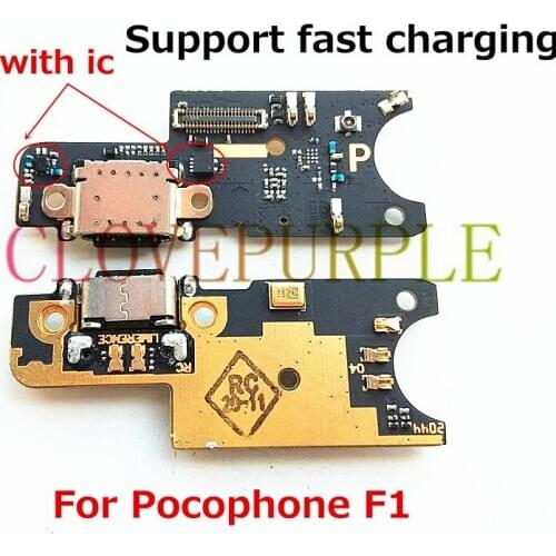 1pcs Original USB Dock Connector Charger Charging Port Flex Cable For Xiaomi Pocophone F1 / Poco F1