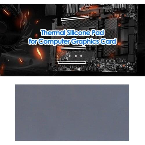 High quality Thermal Pad 12.8 W/mk Silicone Pad Thermal Conductive Pads 85x45mm for GPU CPU IC Chipset Heatsink