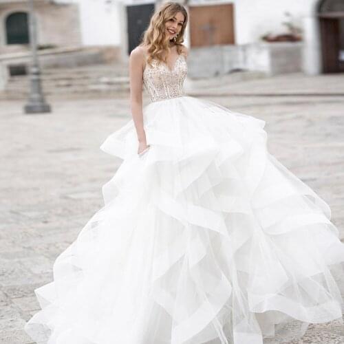 XGGandXRR Sleeveless Wedding Dresses