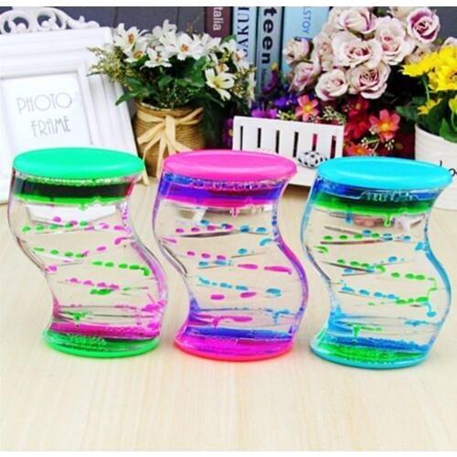 Youda Creative S-shaped oil leak Twist beautiful waist oil drop hourglass ornament slide slide oil drop hourglass