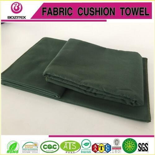 Microfiber suede outdoor towel swimming beach bath compact soft quick dry hotel airplane sports yoga towel with mesh bag