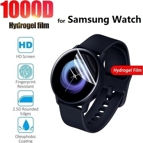 Protective Hydrogel Film for Samsung Galaxy Active 2 Screen Protector for Samsung Galaxy Watch 3 (Not Glass)Protection Film Foil