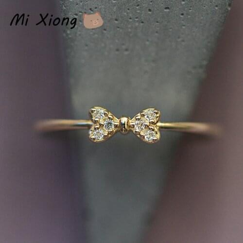 Mi Xiong 925 Sterling Silver Butterfly Rings for Women Engagement Wedding Party Luxury Gift Fine Jewelry Elegant Exquisite Token
