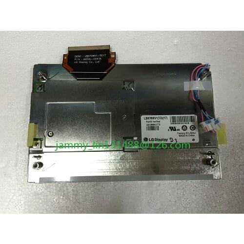Free Post 7.0" L.G DISPLAY LB070WV1 TD17 LB070WV1 TD01 LCD module screen for Mercedes W204 GLK car DVD audio system