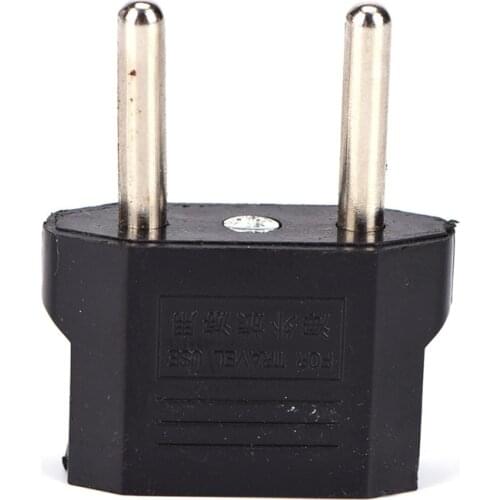 1pcs 2 Round Socket Pin US AU EU To EU Plug Travel Wall AC Power Chargers Outlet Adapter Cable Converter Wholesale