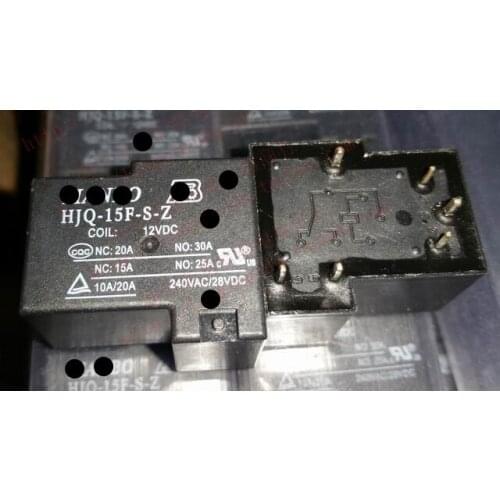 10piece) HJQ-15F-S-Z-12VDC HJQ-15F-S-Z-12V HJQ-15F-S-Z-DC12V 6PINS 30A Power Relay New