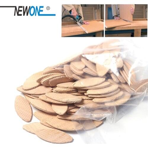 100Pcs/bag No. 0/10/20 Three Type Assorted Wood Biscuits for Tenon Machine Woodworking Biscuit Jointer Woodworking Accessory