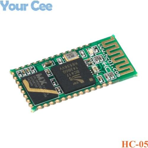 5pcs HC-05 HC05 Serial Transceiver Module 2.4G RF Wireless Industrial Module UART 3.3V TTL Master Slave Integrated for Arduino
