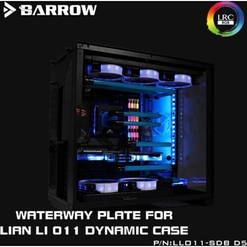 Barrow LLO11-SDB-D5, Waterway Boards For Lian Li PC-O11 Dynamic Case, Compatible With 18w/D5 Pump