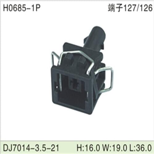 Free shipping 500pcs DJ7014-3.5-21 3.5mm 1Pin AMP Car Electrical Wire Connectors 357972751 for AUdi,VW，BMW，Mitsushi,Toyota，Ford