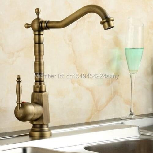 Free Shipping Wholesale And Retail Deck Mount Bathroom Kitchen Faucet Vanity Vessel Sinks Mixer Tap Cold And Hot Water Tap GI01