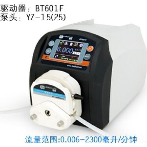 BT601F YT15 lab High Big Flow Precise Dispensing Intelligent Peristaltic Dosing Pump Water Liquid Industry Pump0.006-2300ml/min