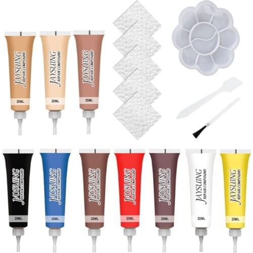 Household Leather Repair Kits 20ml Acrylic Repair Refurbishing Liquid Cream Car Seat Sofa Leather Product Scratch Restoration