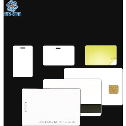 CR80 White Blank PVC Plastic Cards for Photo ID card printers (XR260 DataCard, Zebra, Fargo, Evolis, Magicard, NBS & etc)