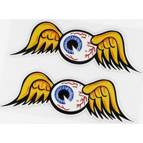 Jpct 19.7x5.7cm red blood cells with wings fashion cartoon Vinyl Decal decoration auto decal accessories Decal pvccar decoration