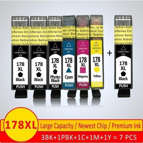 Xiangyu Black ink cartridge compatible for HP 178 178XL 5510 5511 5512 5514 5515 5520 6510 6512 6515 6520 7510 210 410 6324 311