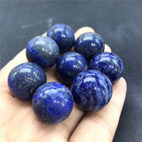 Small size Lapis Lazuli handmade Crystal Sphere Gemstone Hand Massager Crystal ball for decoration natural stone healing