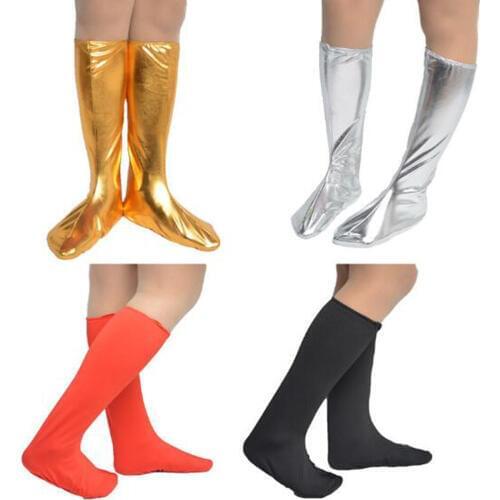 Fashion Woman Dancing Shoes Cover Pure Color Unisex Children Stage Perform Shoes Cover Kids Jazz Dance Wear Accessory Sock