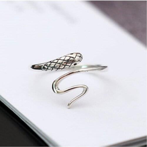 New Charming Snake Ring for Women Vintage Boho Knuckle Party Rings Gothic Punk Jewelry Gifts for Girls 2020