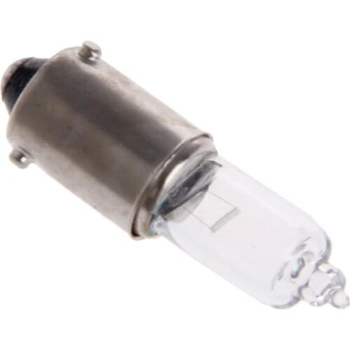 Premium Quality New 10Pcs H6W 434 BAX9S 12V 6W Clear Glass Miniature Lamp C2R Filament Car Bulb lights