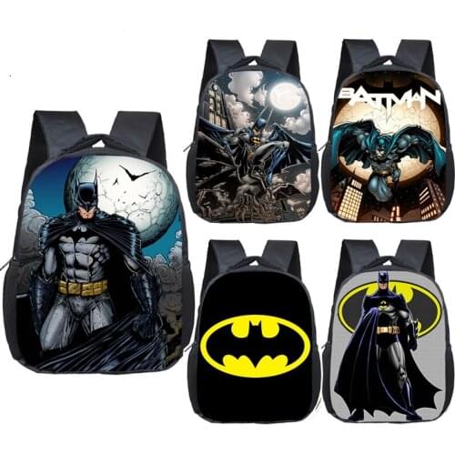 Cartoon superhero children school bags boys girls kindergarten bag baby toddler bag kids school backpack bookbag gift