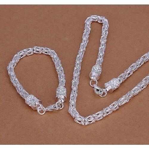 S027 Wholesale jewelry set fashion jewelry set New Dragon Head Two-Piece Jewelry Set