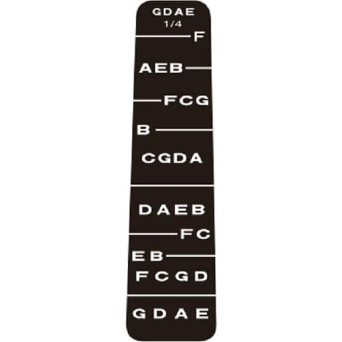 Violin 4/4 3/4 1/2 1/4 Practice Fiddle Finger Guide Sticker Label Fingerboard Fretboard Indicator Position Marker