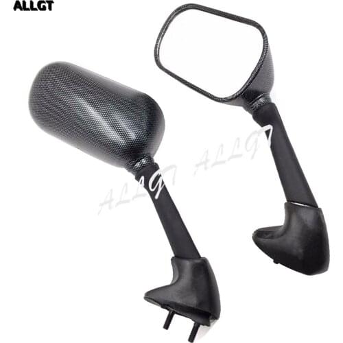 Carbon Replacement Side Mirrors For 1998-2005 Yamaha YZF R6 / R6S 2006-2009 R1
