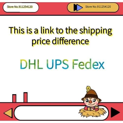 The Link to Make Up The Shipping Difference for DHL UPS Fedex or Other Fast Channels Extra Fee for Shipping
