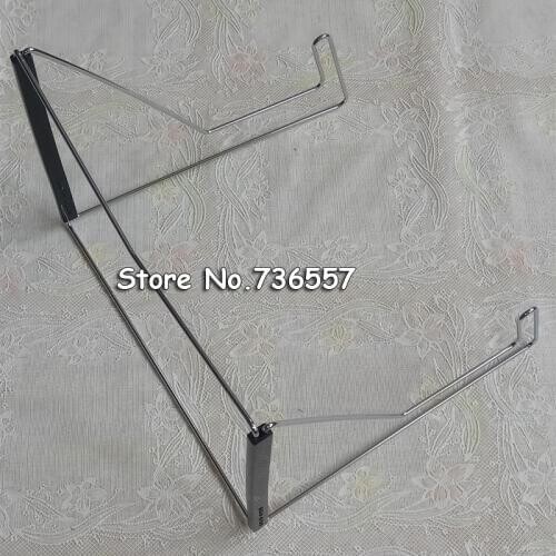 Steel wire portable reading frame folding bookend music stand reading book holder stand