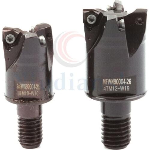 MFWN9004 series heavy milling cutter head fast feed lock teeth Smooth cutting Anti-vibration 3T/4T/5T/6T Harden CNC Milling head